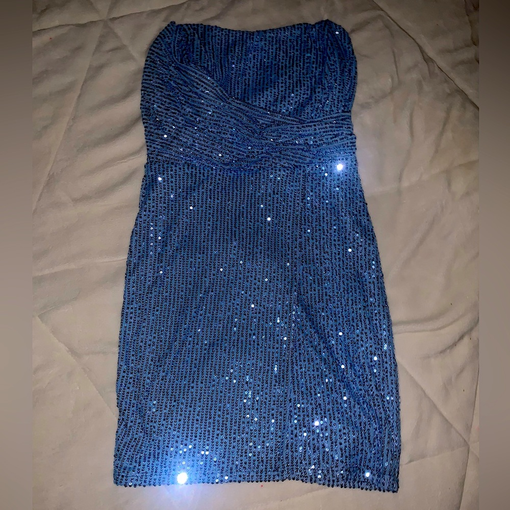 never worn Blue sequin dress from Windsor